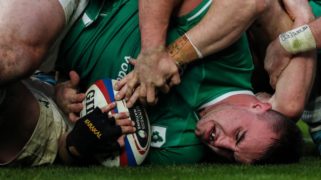 The Irish 20s were due to fly to the south of France on Wednesday. Photograph: Billy Stickland/Inpho