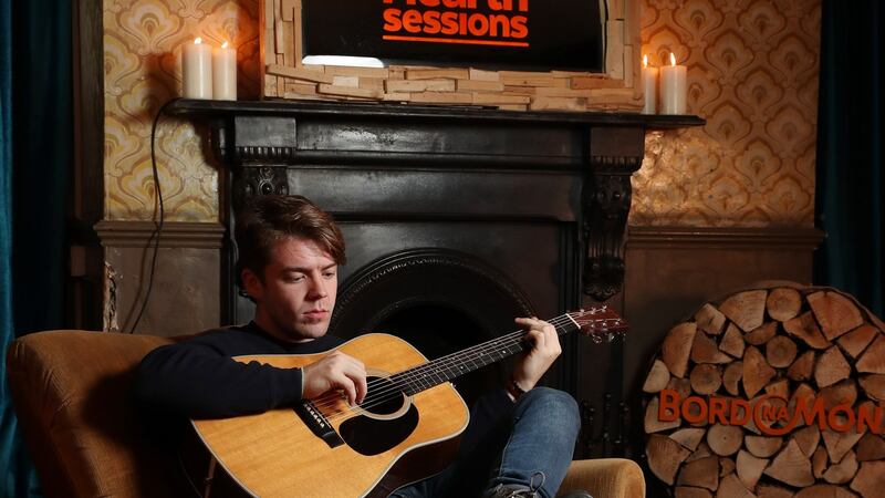 John Doherty of Little Hours: their acoustic, piano-driven sounds will be well suited to the Hearth Sessions.