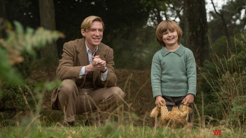 Domhnall Gleeson and Will Tilston in Goodbye Christopher Robin