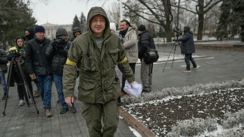 Vitaly Kim, the governor of Mykolaiv Oblast. Photograph: Bulent kilic/AFP via Getty Images