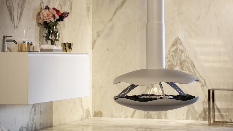 This bioethanol-fuelled Perola Branco fire will set you back  about €4,450.