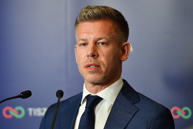 Peter Magyar. Photograph: Ferenc Isza/AFP via Getty Images