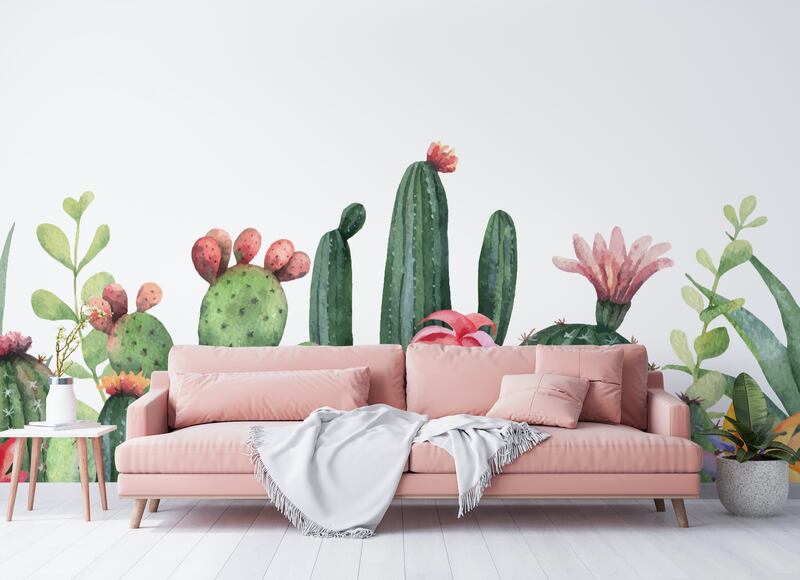 Anna Konchits's watercolour mural