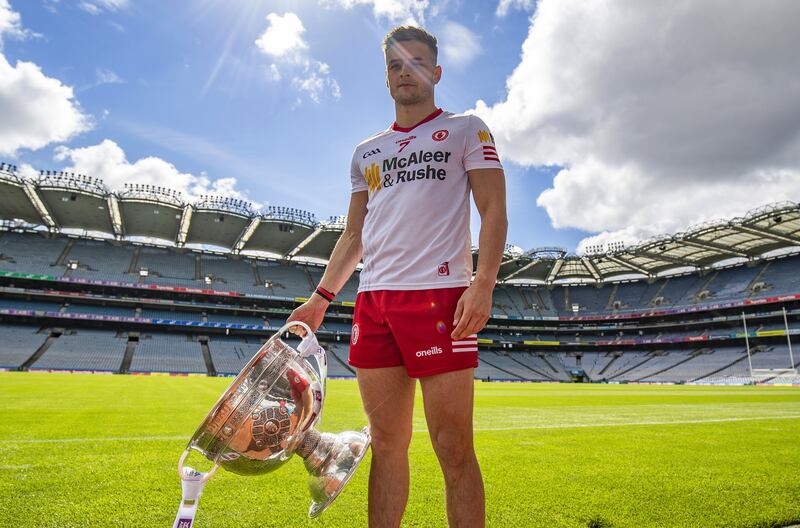 Michael McKernan addressed the incident against Armagh. Photograph: Evan Treacy/Inpho