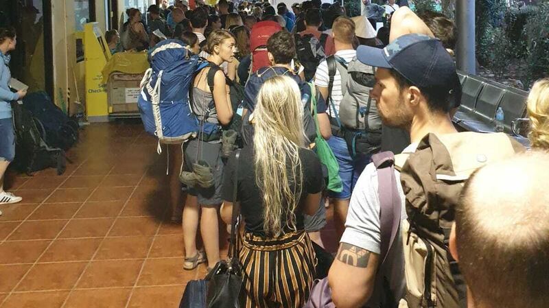 Chai San: ‘My  partner and I were stranded in an island together with thousands of other tourists.’
