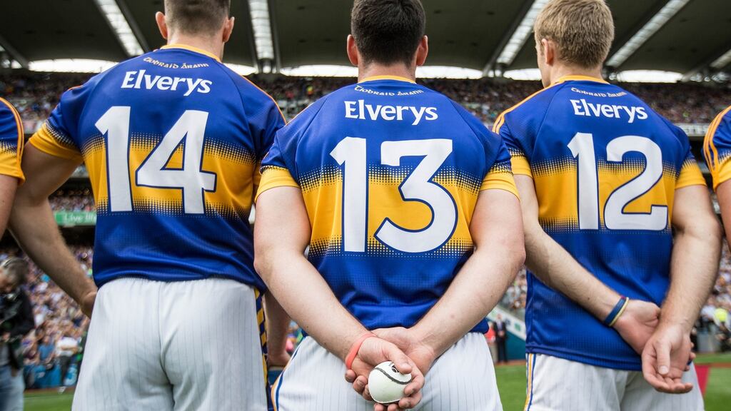 Tipperary’s Seamus Callanan, John O’Dwyer and Noel McGrath. Photograph: Cathal Noonan/Inpho