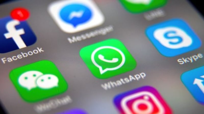Accessing WhatsApp is now the most popular use of apps among smartphone users in Ireland. Photograph: Ritchie B. Tongo/EPA