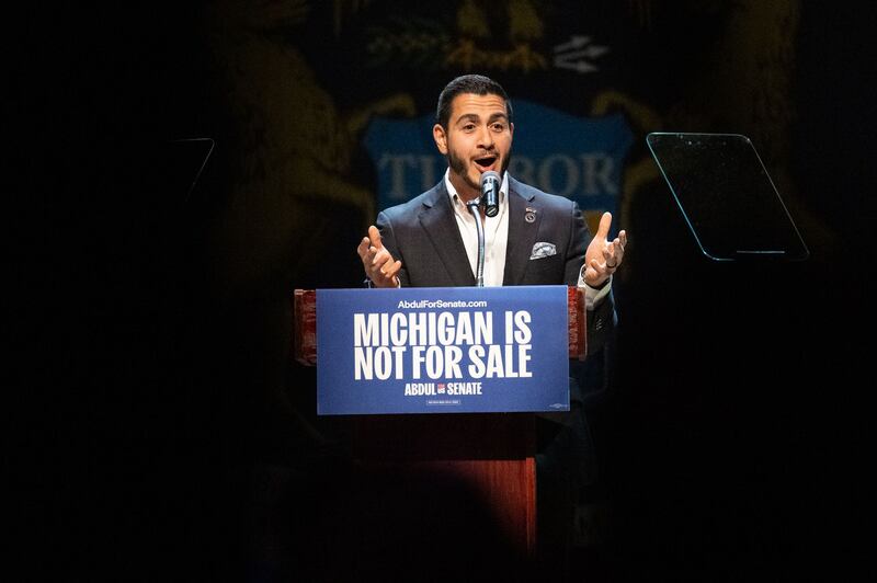 Democratic Senate candidate from Michigan Abdul El-Sayed. Photograph: EPA