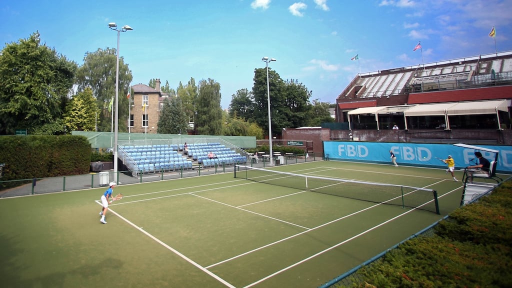 Fitzwilliam Tennis Club will host the AIG Irish Open in July. Photograph: Donall Farmer/Inpho