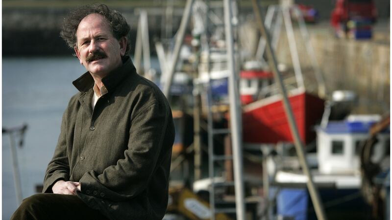 The late Liam Ó Muirthile in Dún Laoghaire in 2007. Photograph: Dara Mac Dónaill.