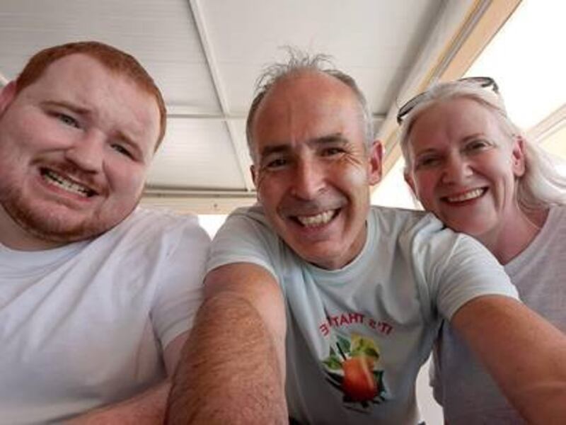 Mark O'Connor (centre), Louise O'Connor and their son Evan O'Connor were found dead at their Co Louth home on Monday morning. Photograph: Garda/PA Wire 
