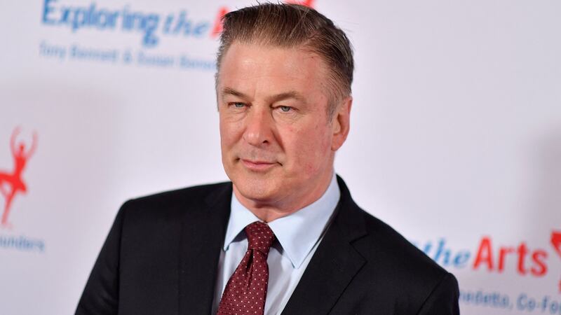 Halyna Hutchins was killed and director Joel Souza was wounded when a .45-calibre Colt revolver being used by Alec Baldwin (above)  during a film set rehearsal fired off a live bullet. Photograph: Angela Weiss/AFP/Getty