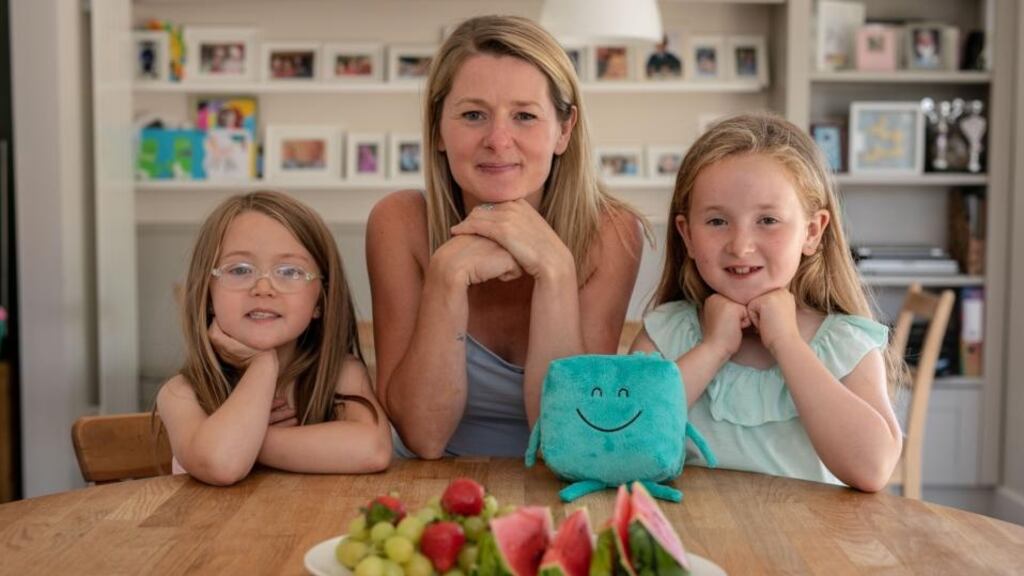 Jenny McGrath with daughters Jessica and Jenny.