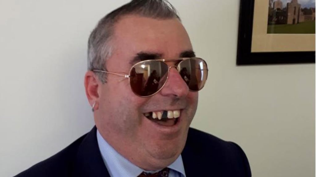 Minister of State Kevin “Boxer” Moran, who as groom “Butty” Moran is getting “married” in a charity fundraiser