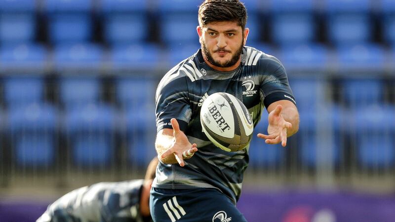 Vakh Abdaladze’s recovery from a back problem as been  “incredibly slow” says Leo Cullen. Photograph: Laszlo Geczo/Inpho