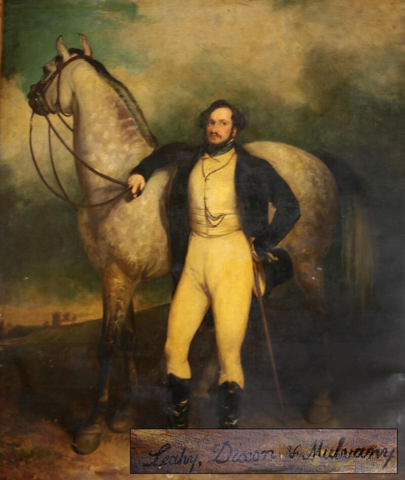 Lot 516: Life size portrait of Lord Carlingford €3,000- 5,000