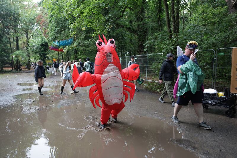 Chloe Hayward traveled from Bournemouth in the UK to attend the 21st Electric Picnic in Stadbally Co Laois.  Picture: Enda O'Dowd / The Irish Times
