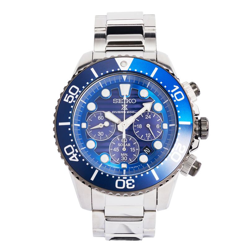Save the Ocean Seiko Collection watch, €489, including donation to Fabien Cousteau Ocean Learning Centre