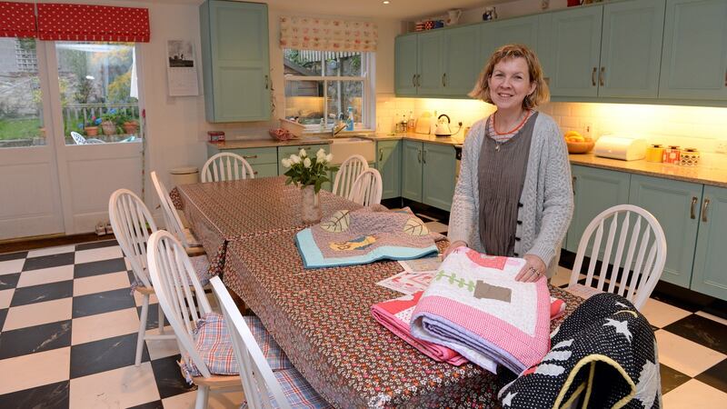Jane Carroll in her kitchen at 64 Carysfort Avenue, Blackrock, Co Dublin. Photograph: Eric Luke