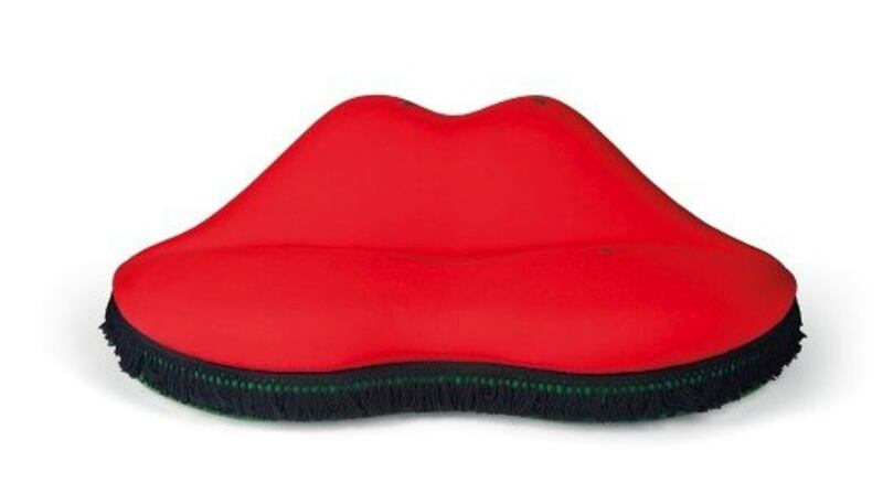 Salvador Dalí’s Mae West lips sofa estimated at €277,000-€443,000. Photograph: Christie’s Images, 2016