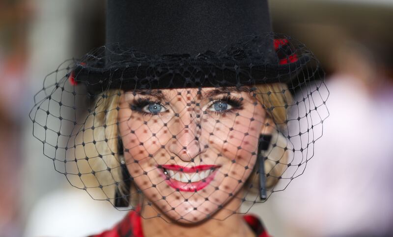 Davinia Knight from Portarlington, Co Offaly at the Horse Show. Photograph: Leah Farrell/RollingNews.ie