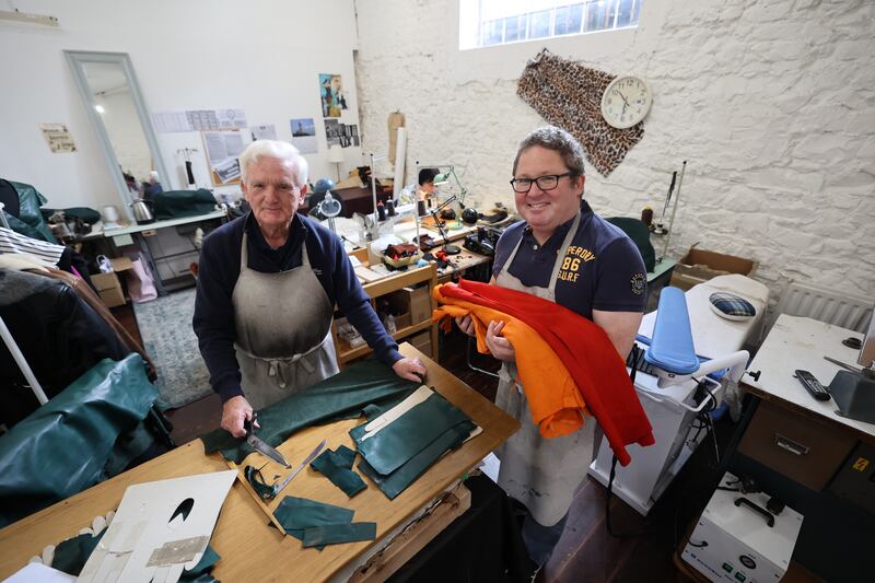Brian Horn and his son Gerard Horn at their company premises in Dublin. Photograph: Nick Bradshaw