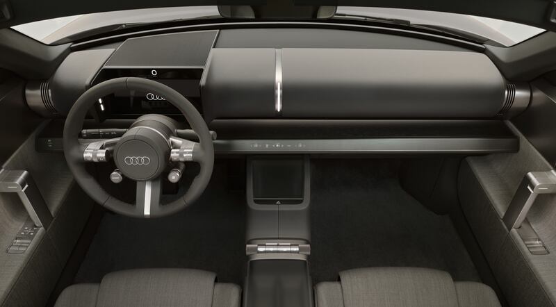 Concept C has a very clean and minimalist cabin