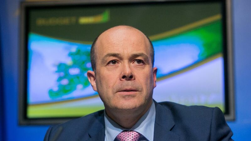 Minister for Climate Change Denis Naughten is to give a 30-minute presentaton on the National Mitigation Plan. Photograph: Gareth Chaney/Collins