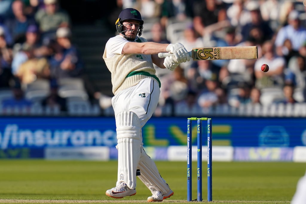 Lorcan Tucker made an unbeaten 75 in Ireland's first innings against Bangladesh in Dhaka. Photograph: John Walton/PA Wire
