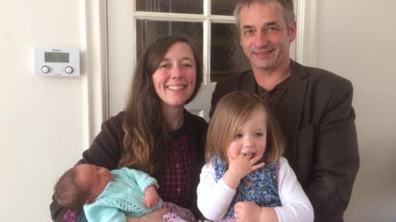 Home births were  the  choice of Joanne O’Kane and family in Haarlem in The Netherlands