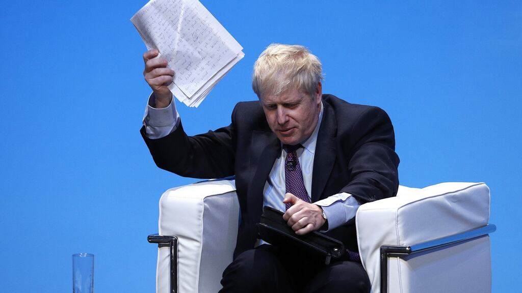 Boris Johnson: his contrived bluster concealed a man who was fantastically well prepared. Photograph: Darren Staples/Bloomberg