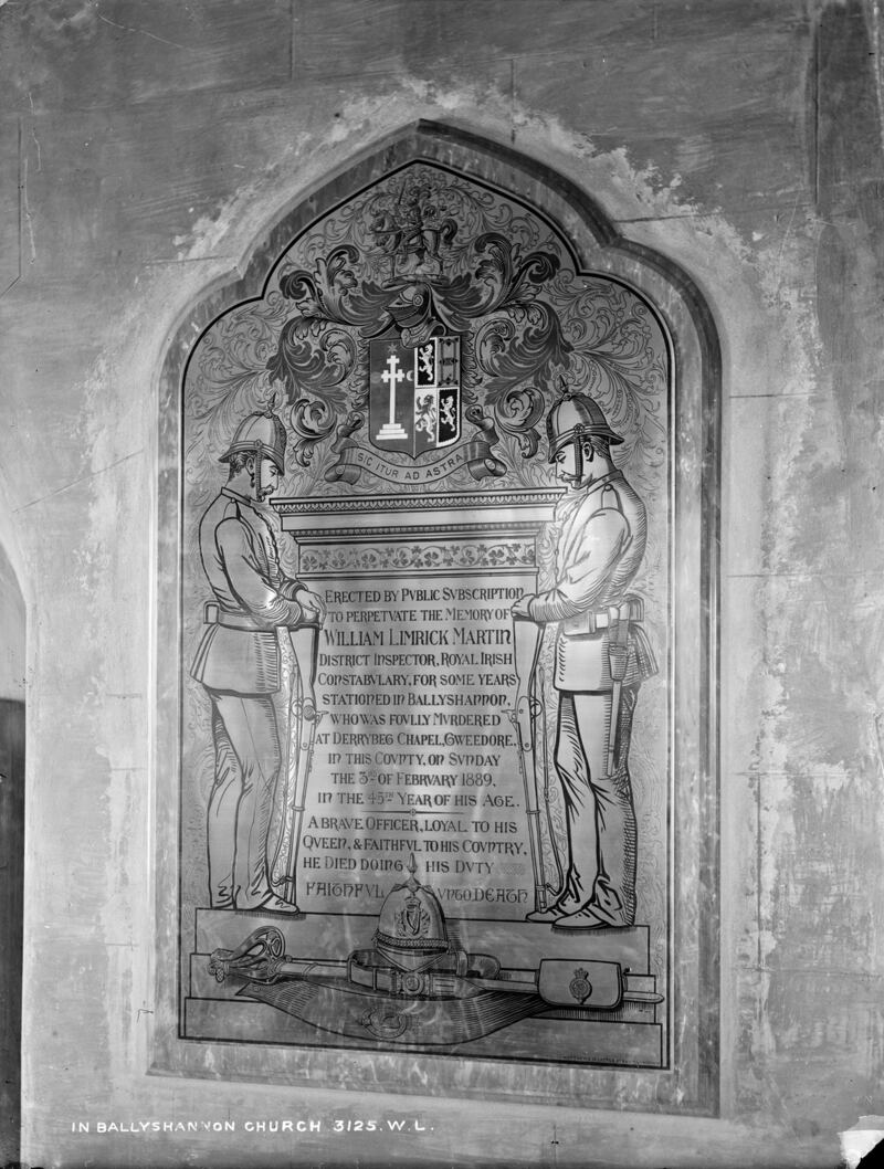 A commemoration for William Martin in Ballyshannon. By Robert French, dated between 1889 and 1914. Photograph: National Library of Ireland/Flickr commons