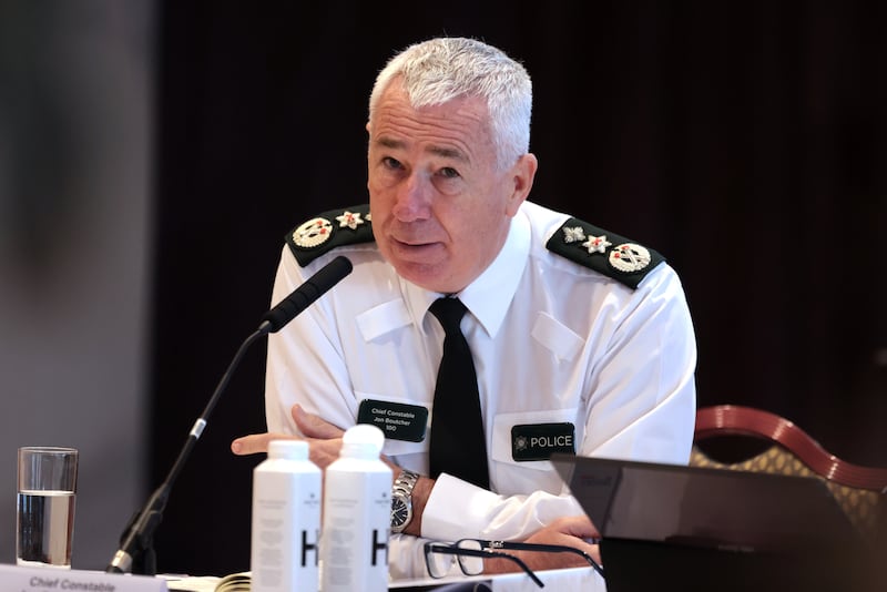 Counsel for the Chief Constable Jon Boutcher confirmed the force was currently not in a financial position to try to settle the claims through a 'universal offer'. Photograph: Liam McBurney/ PA Wire