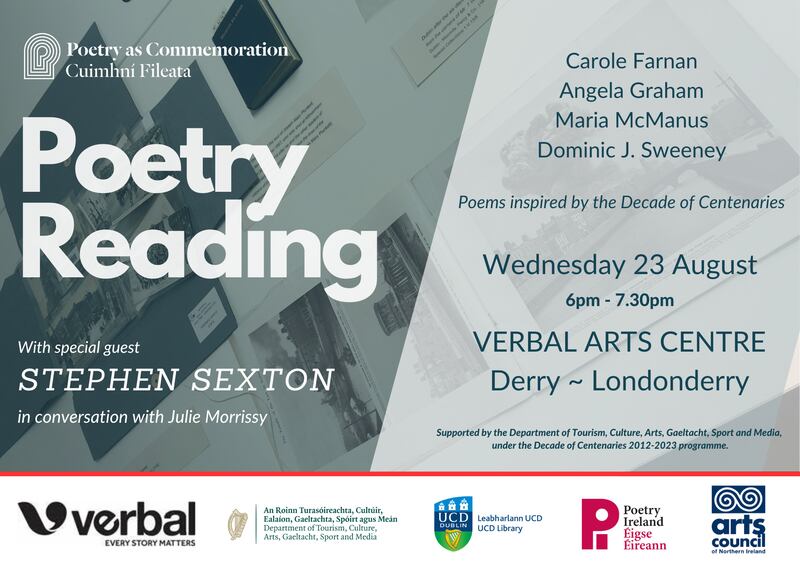 Poetry reading