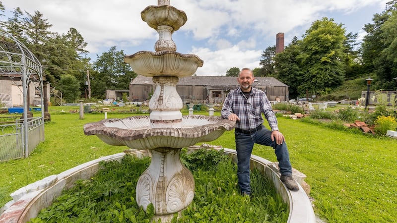 Robin Maharaj at Kilkenny Architectural Salvage and Antiques. Photograph: Dylan Vaughan