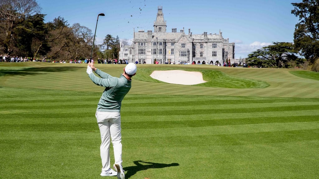 Golfer Rory McIlroy at Adare Manor. Unlike, say, treating children with scoliosis or providing assessments for children with autism or tackling the poverty that now affects one in every five children, the Ryder Cup project will be achieved flawlessly Photograph: INPHO/Morgan Treacy
