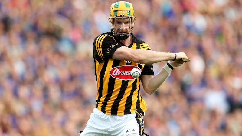Kilkenny’s Richie Power scores their first goal of the game in the 2014 All-Ireland hurling final replay  against Tipperary at Croke Park. Photograph: Ryan Byrne/Inpho