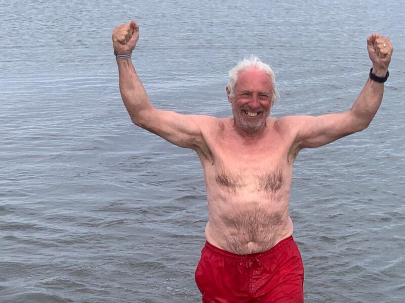 Peter Murtagh takes the Arctic Ocean plunge