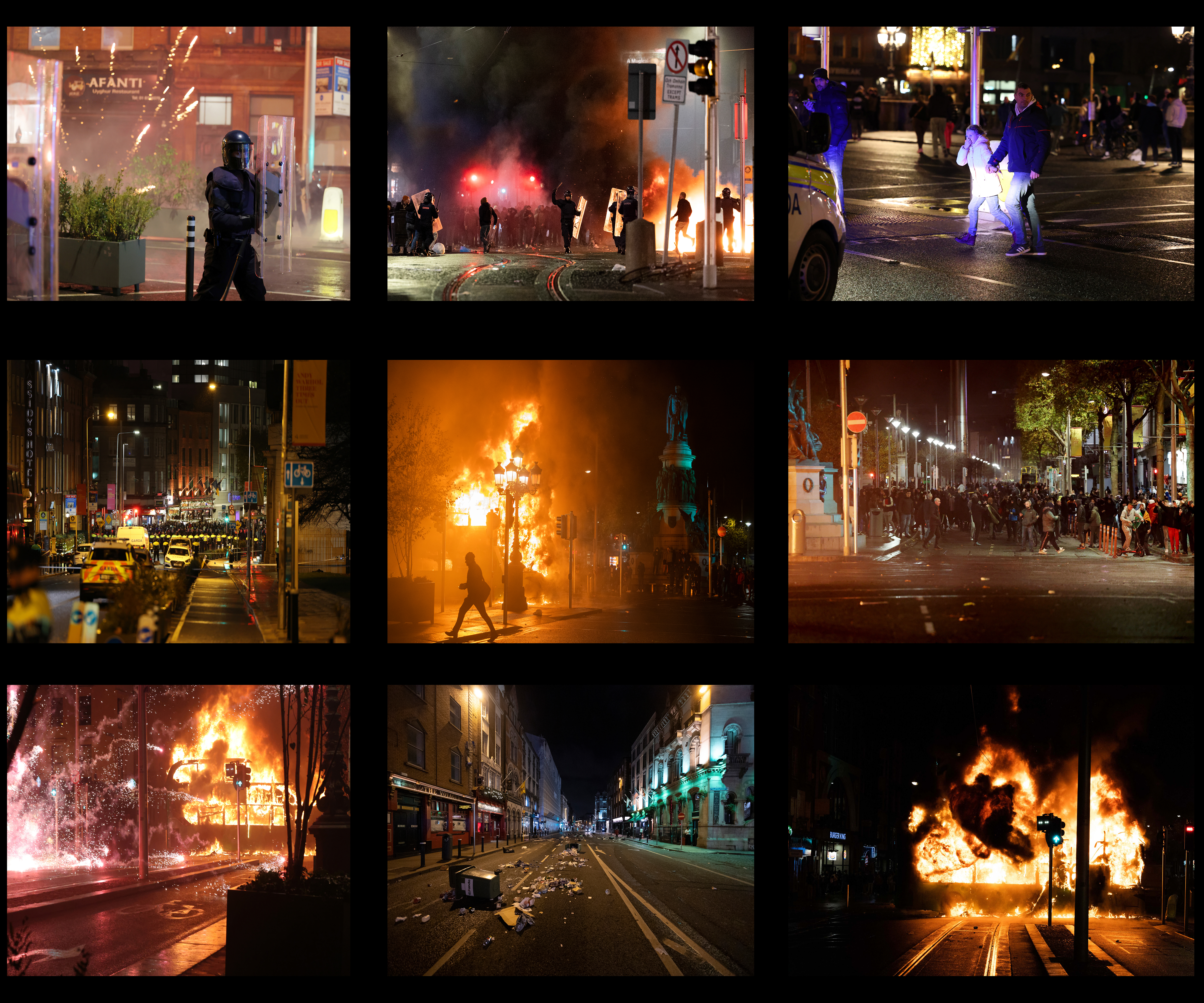 REPORTAGE: Sam Boal, rollingnews.ie – 'Dublin’s burning': A comprehensive reportage of a night of chaos during the Dublin riots.
