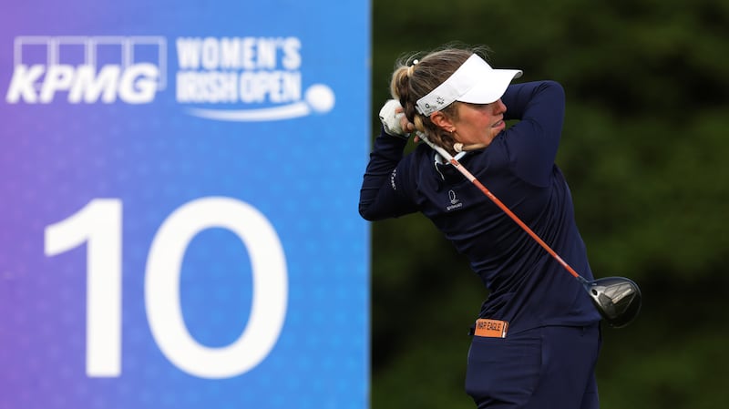 Anna Foster at the Women's Irish Open. Photograph: Laszlo Geczo/Inpho