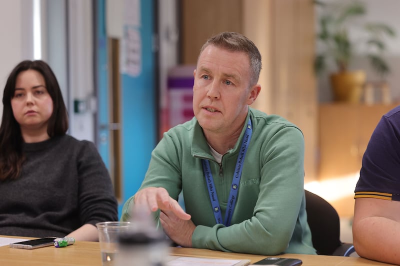 Sean McSharry, teacher at Maynooth Community College. Photograph: Alan Betson

