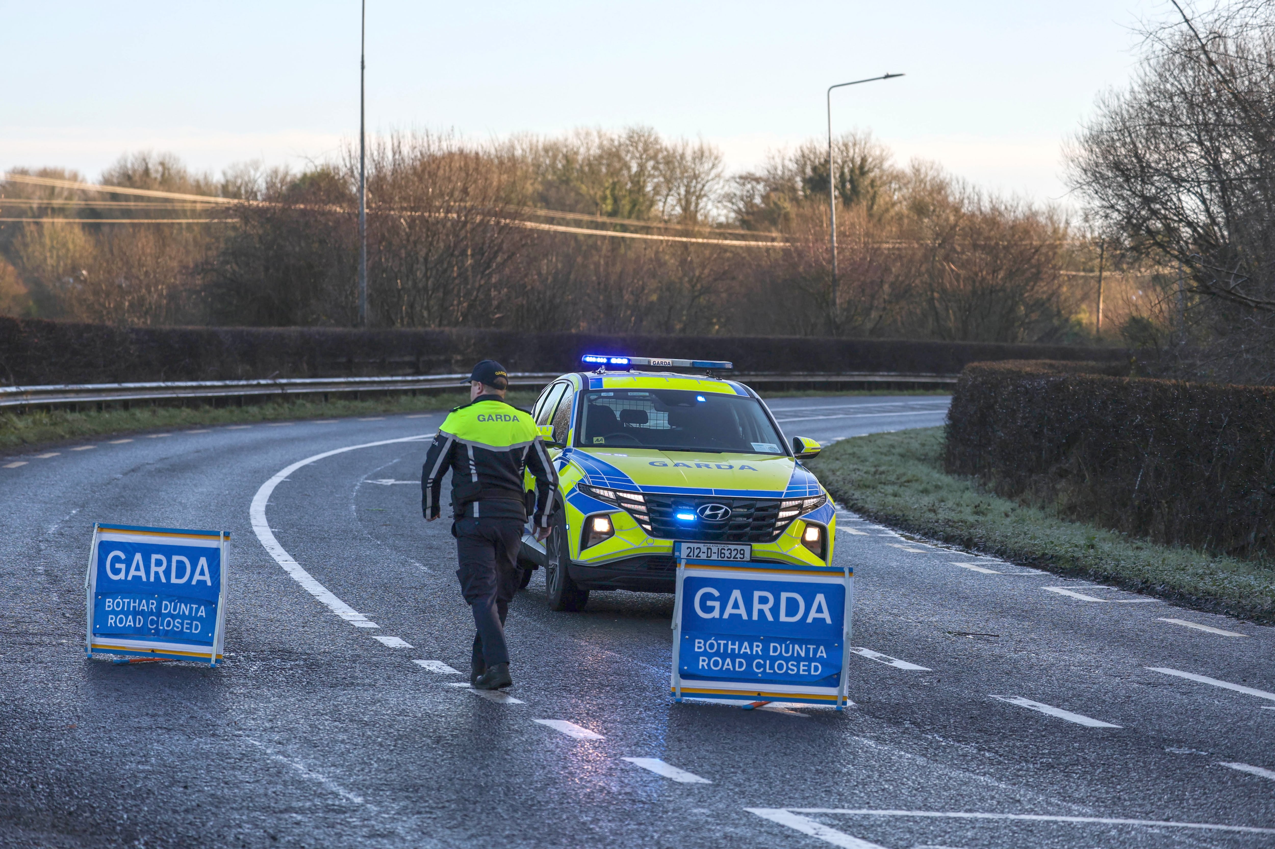 Pedestrian killed in crash involving bus and car in Kildare
