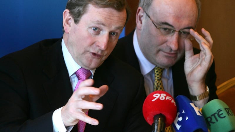 Phil Hogan’s reputation as Enda Kenny’s bruiser was cemented by his management of the defence against Richard Bruton’s leadership heave in 2010. File photograph: Cyril Byrne