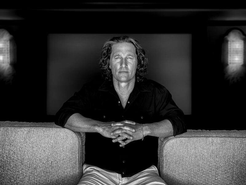 Matthew McConaughey is another advocate of stoicism. Photograph: Devin Oktar Yalkin/The New York Times
                      
