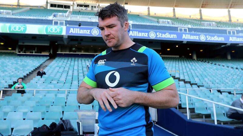 Peter O’Mahony will win his 50th cap this weekend. Photograph: Dan Sheridan/Inpho
