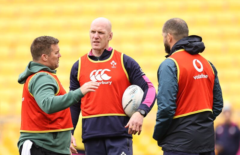 Ireland's coaching staff empowered their players to rebound from a poor first Test showing. Photograph: Billy Stickland/Inpho