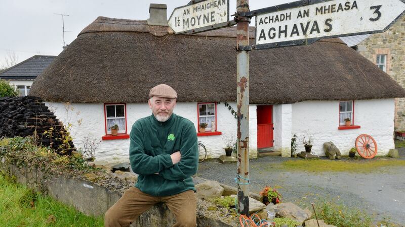 Michael Masterson outside his Longford home.  Photograph: Alan Betson