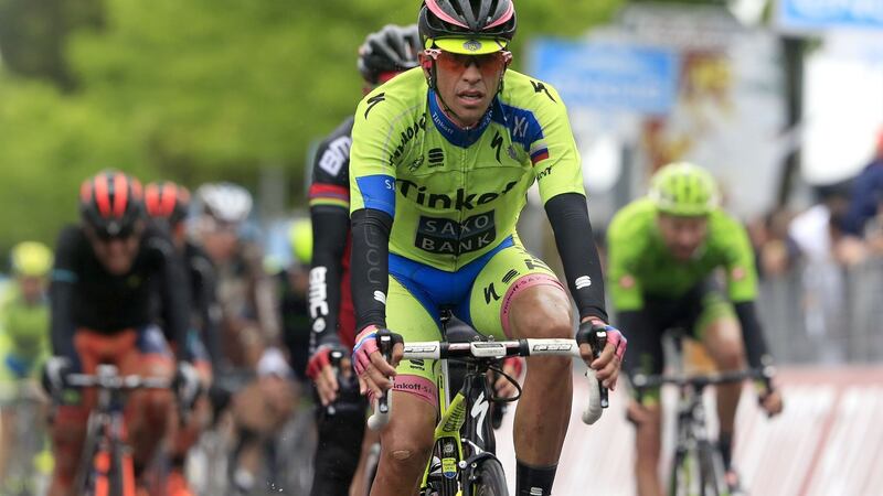 Spanish Alberto Contador: clinched Tour victories in 2007 and 2009 and has his eyes set on securing his third this year. Photograph: Luk Benies/AFP/Getty Images