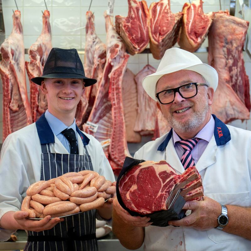 FX Buckley: owner Paddy Buckley with his grandson Callum. Photograph: Crispin Rodwell