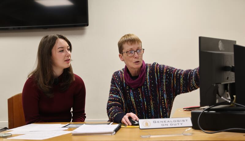 'I leave the archives with many more questions to answer knowing this visit has only skimmed the surface.' Photo: Bryan O’Brien/The Irish Time